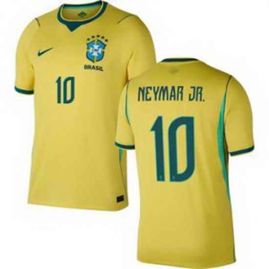Men 10 Brazil National Team Neymar Jr 2026 Home Jersey 2